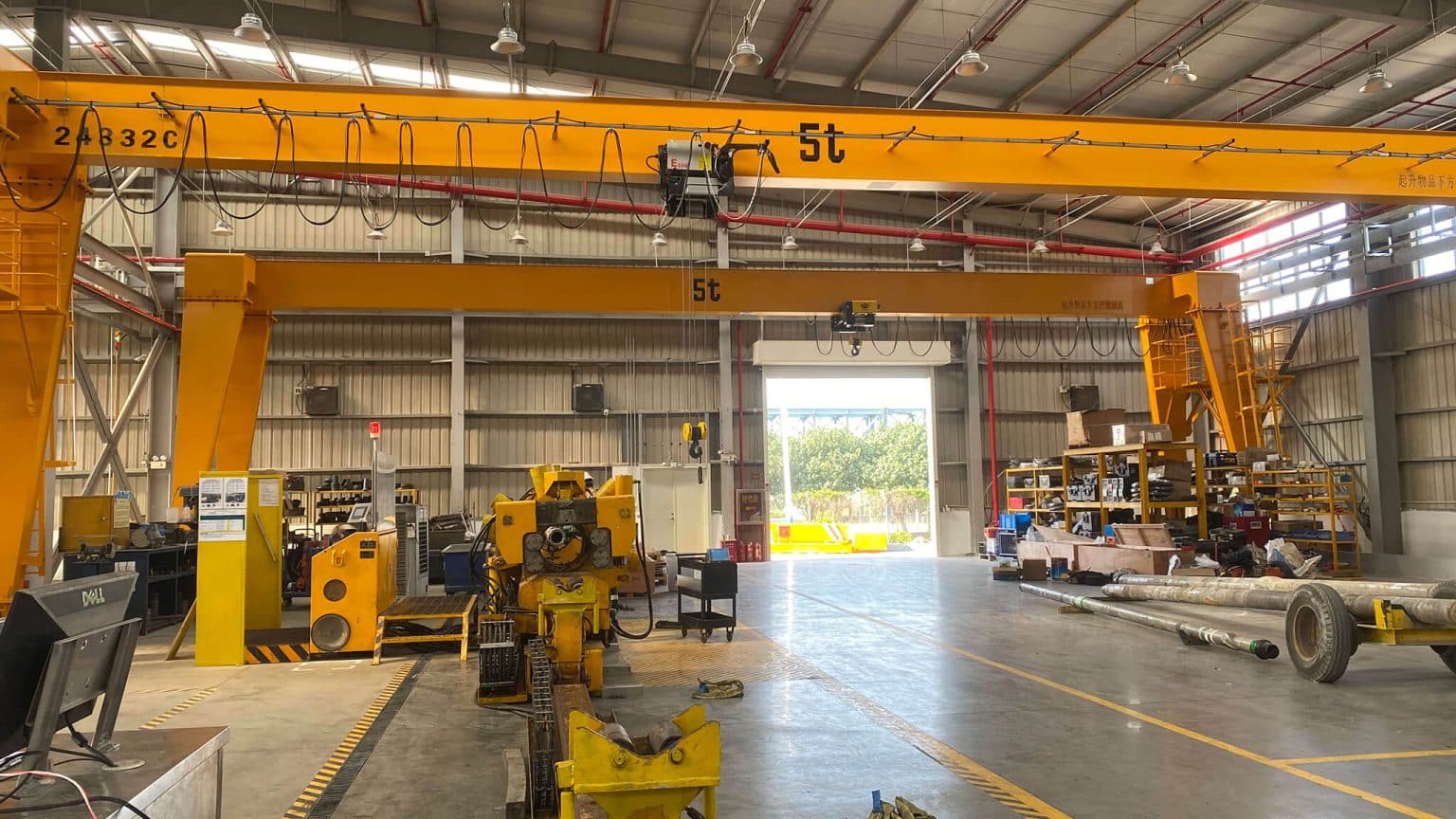 Warehouse Single Girder Gantry Crane2